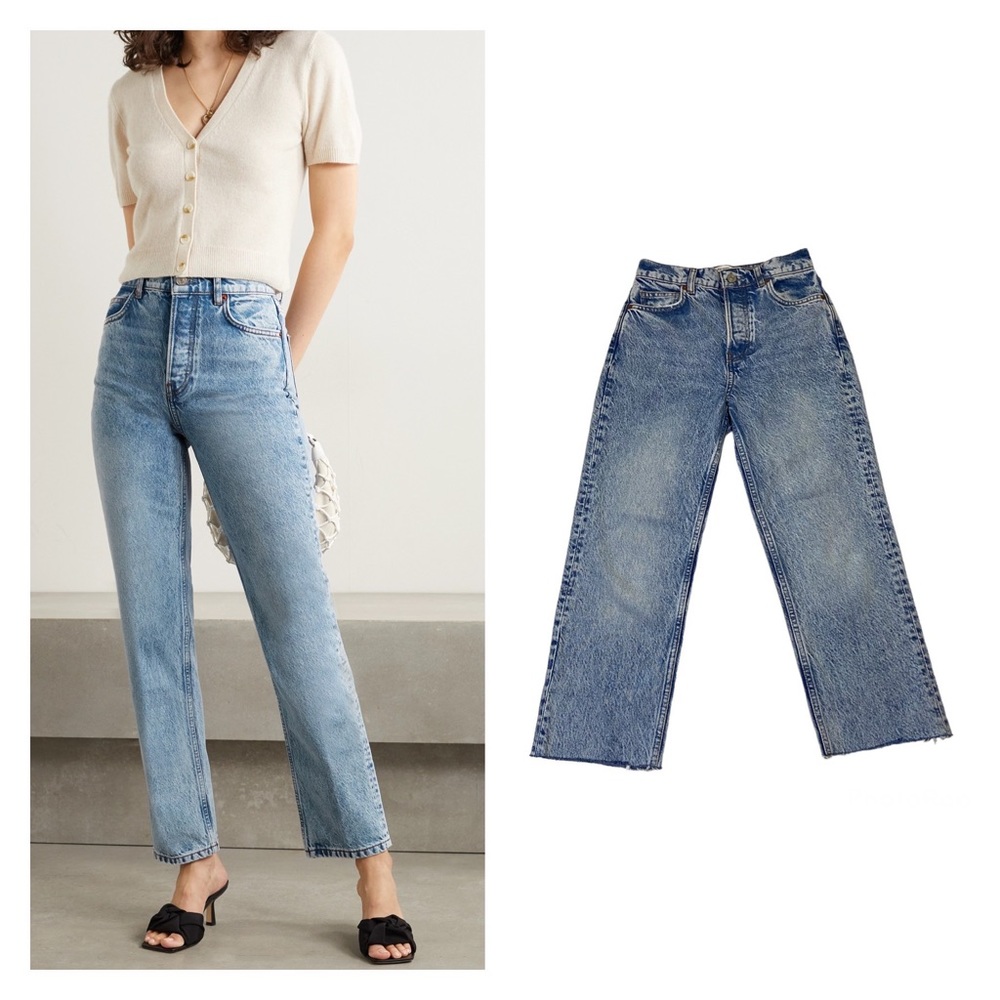 REFORMATION JEANS The Cynthia High Rise Straight Jeans in Tangier Wash Size 24